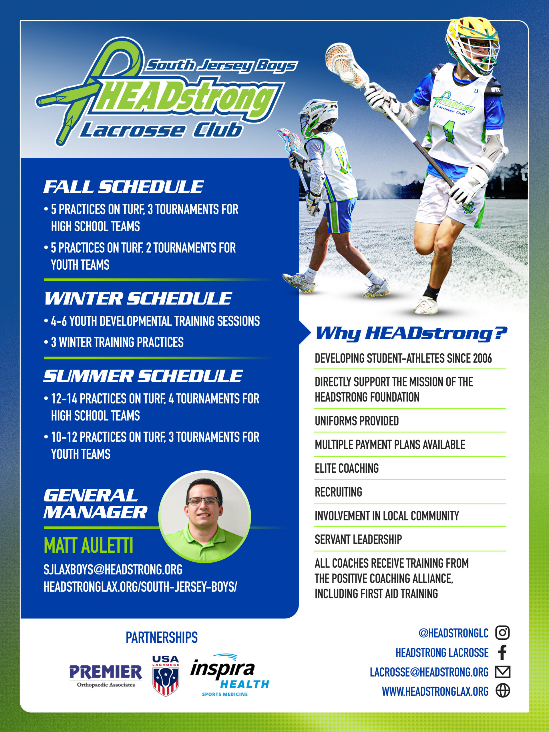 South Jersey Boys HEADstrong Lacrosse Club